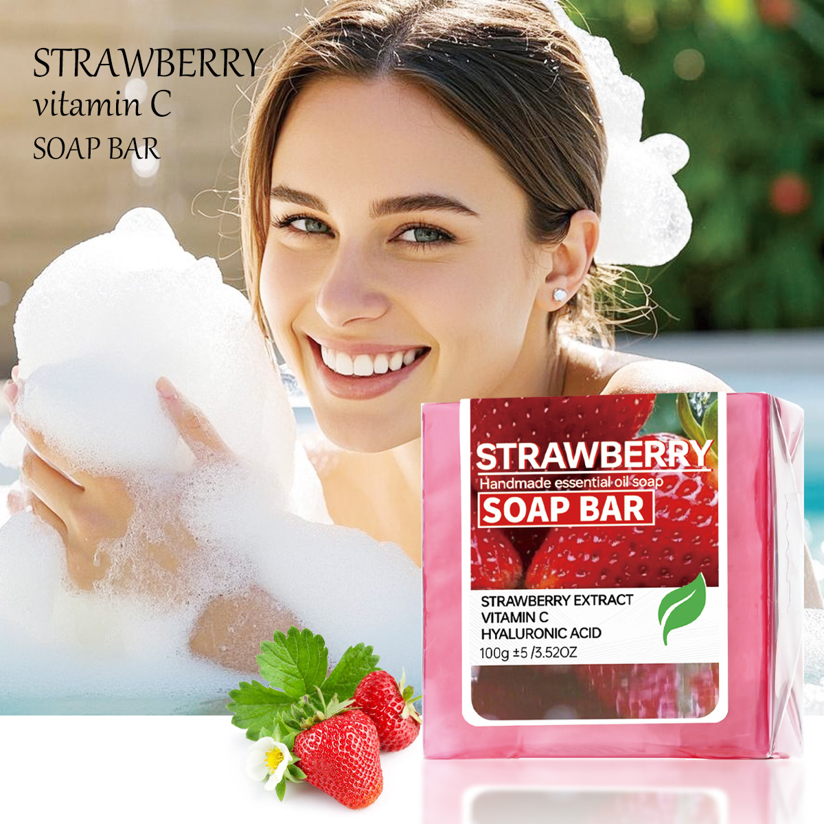Soap Making Glycerin - Мыло ручной работы с ароматом клубничного