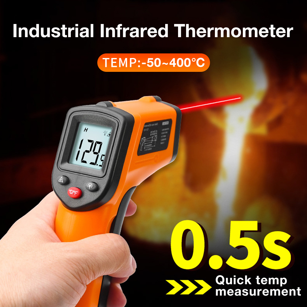 Soap Making Thermometer - Цифровой инфракрасный термометр -50-400°C ° Бесконтактный