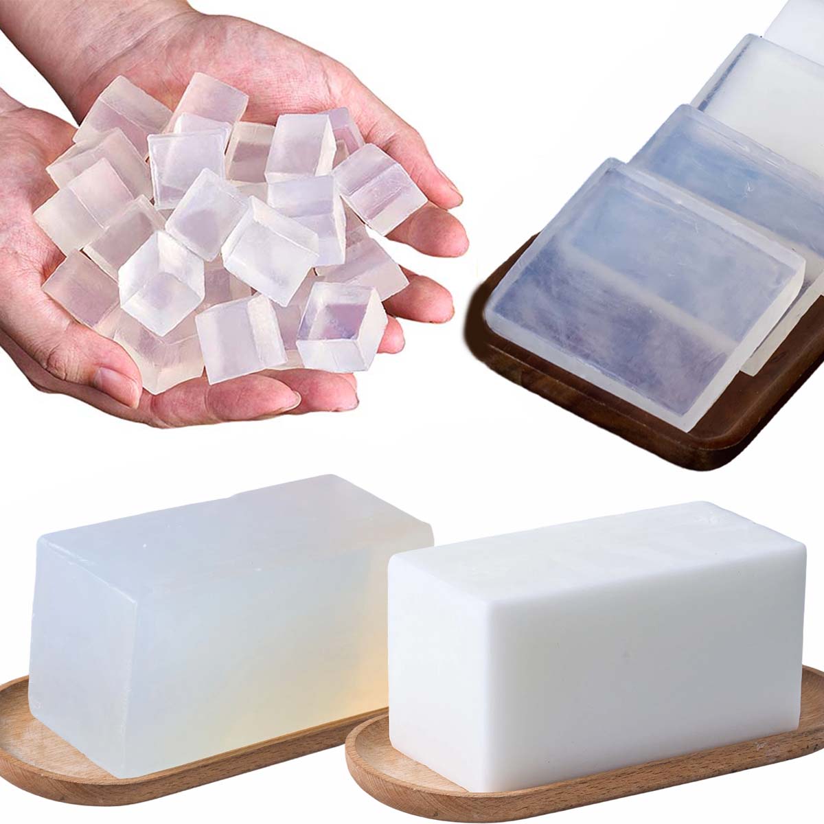 Soap Making Glycerin Base - 1000 г г глицериновая мыльная основа