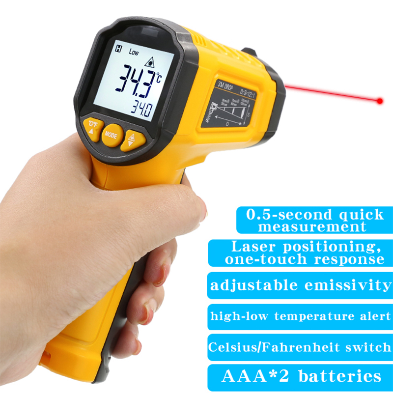 Soap Making Thermometer - TS380 Инфракрасный бесконтактный термометр HYTAIS Ручной