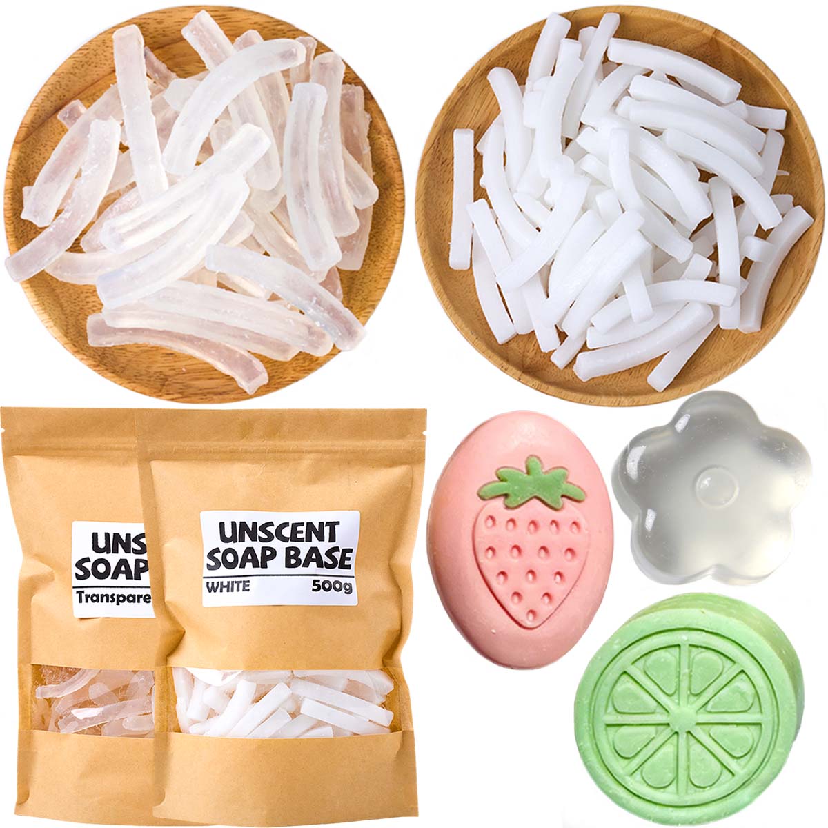 Soap Making Glycerin Base - 500 г глицериновой мыльной основы для