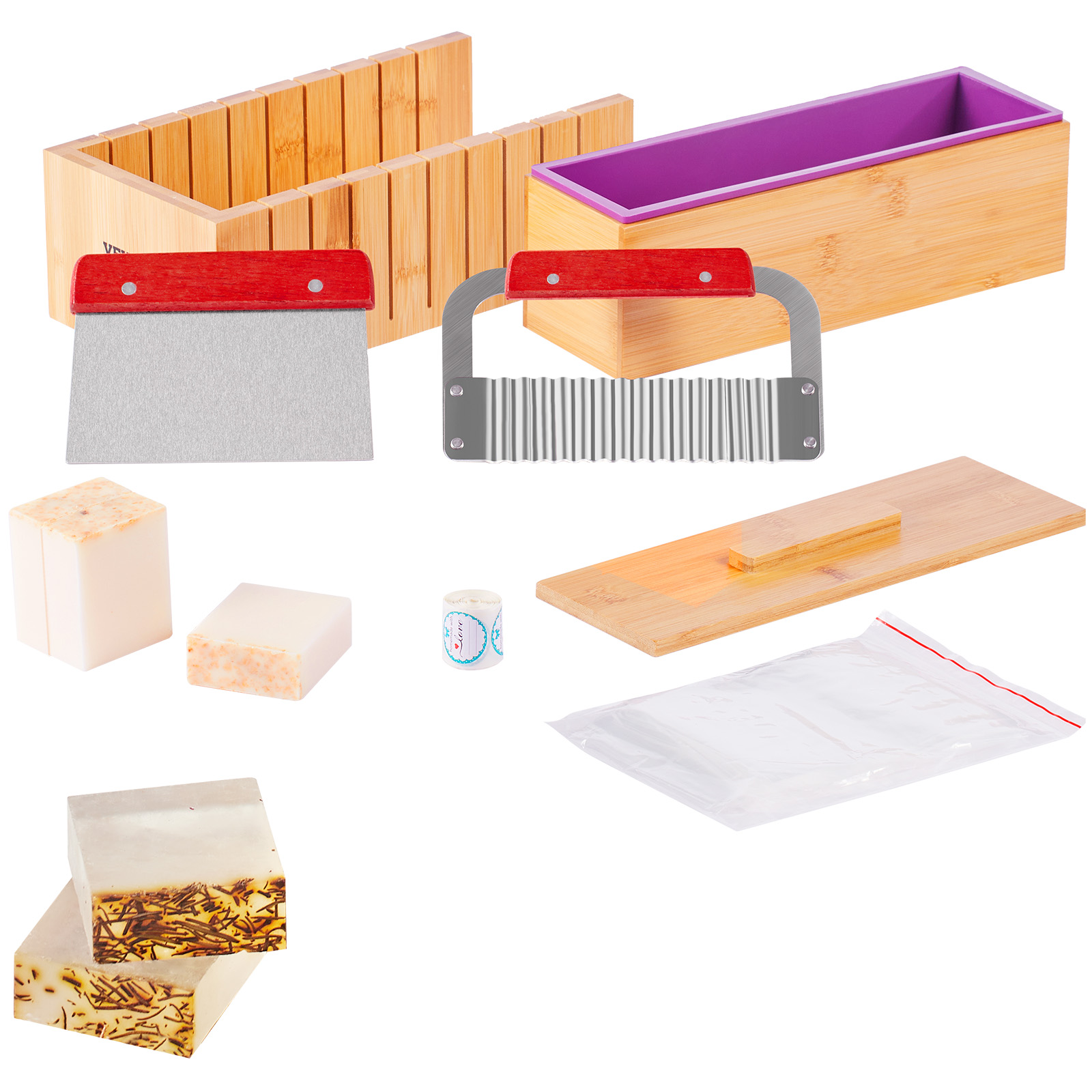 Soap Making Kit For Beginners - Набор для изготовления мыла VEVOR: бамбуковая