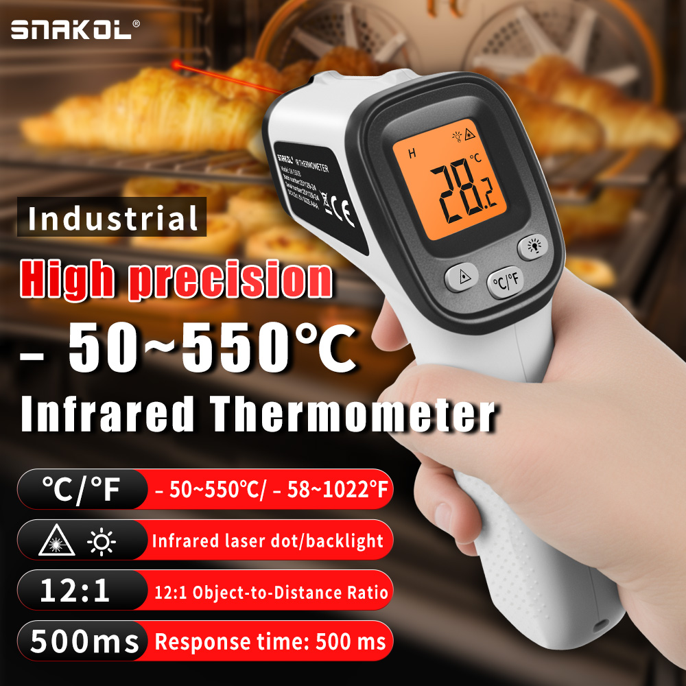 Soap Making Thermometer - Цифровой инфракрасный термометр-пистолет SNAKOL SK550B -58°C