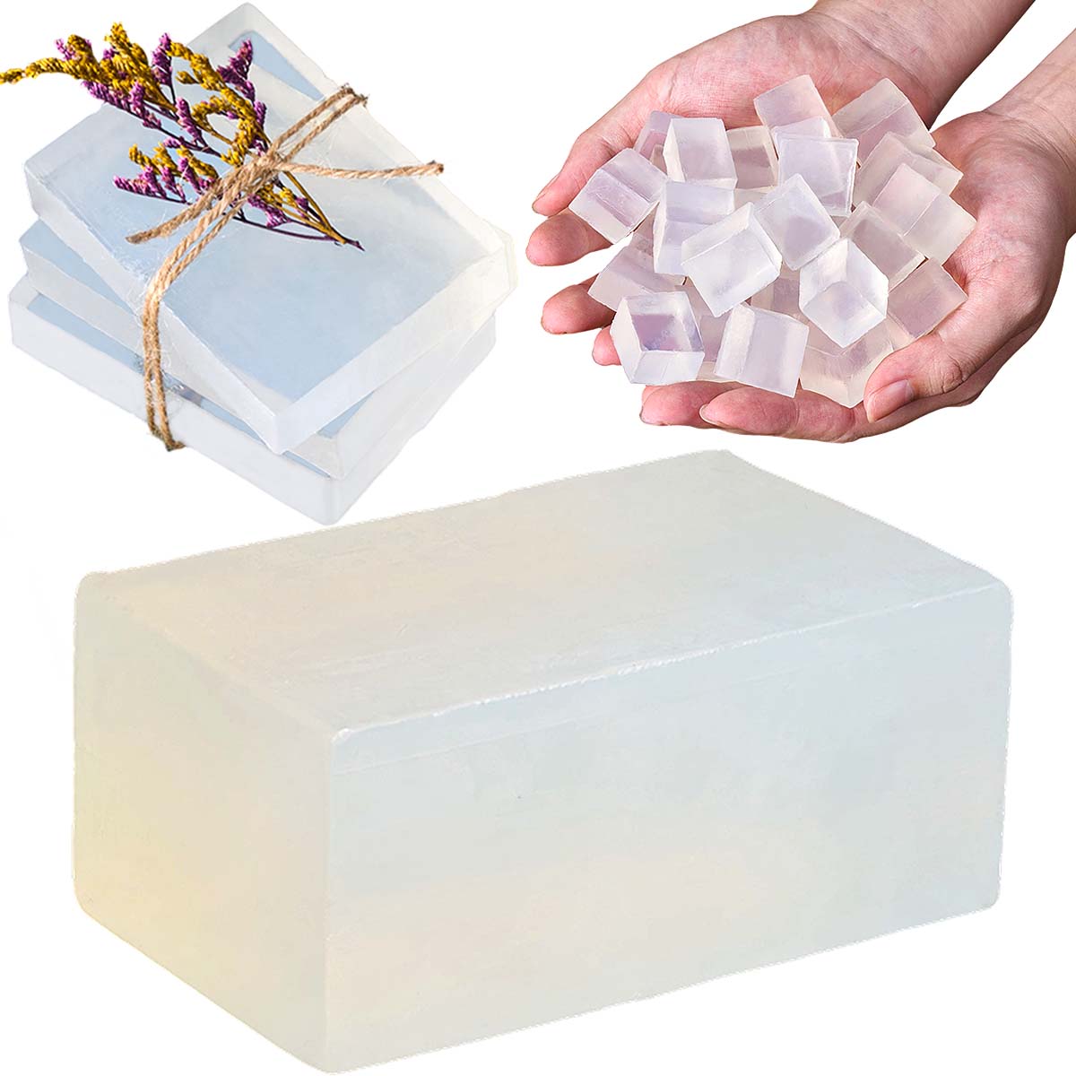 Прозрачная белая глицериновая  – обзор и цена Soap Making Glycerin Base