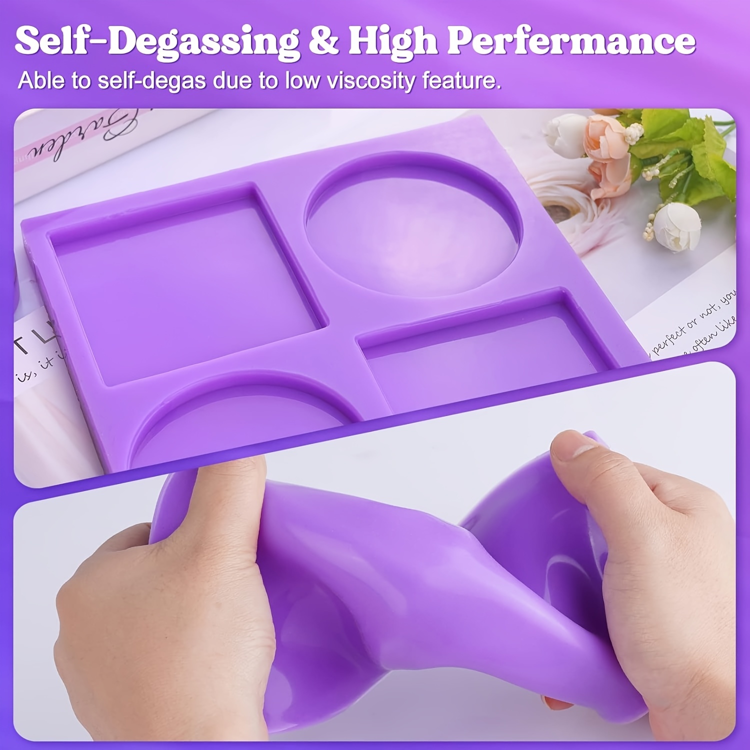 Фиолетовый жидкий силиконовый  – обзор и цена Soap Making Ratios
