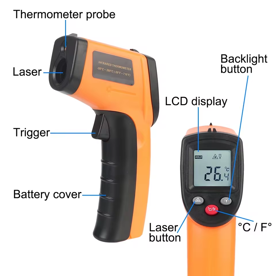 Новый цифровой инфракрасный те – обзор и цена Soap Making Thermometer
