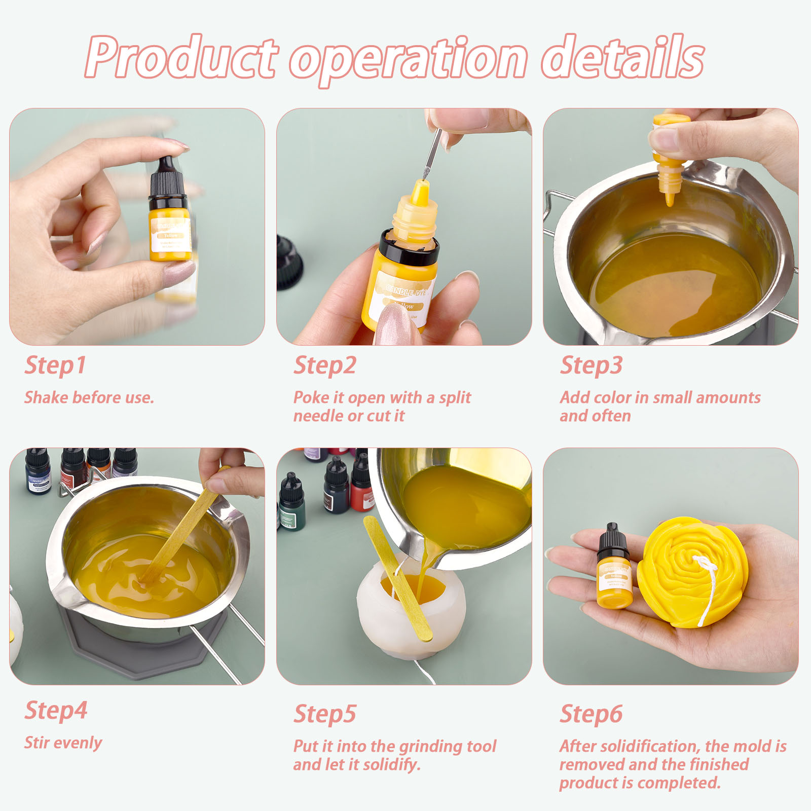 5 мл/бутылка, воск для свечей, – обзор и цена Soap Making Liquid