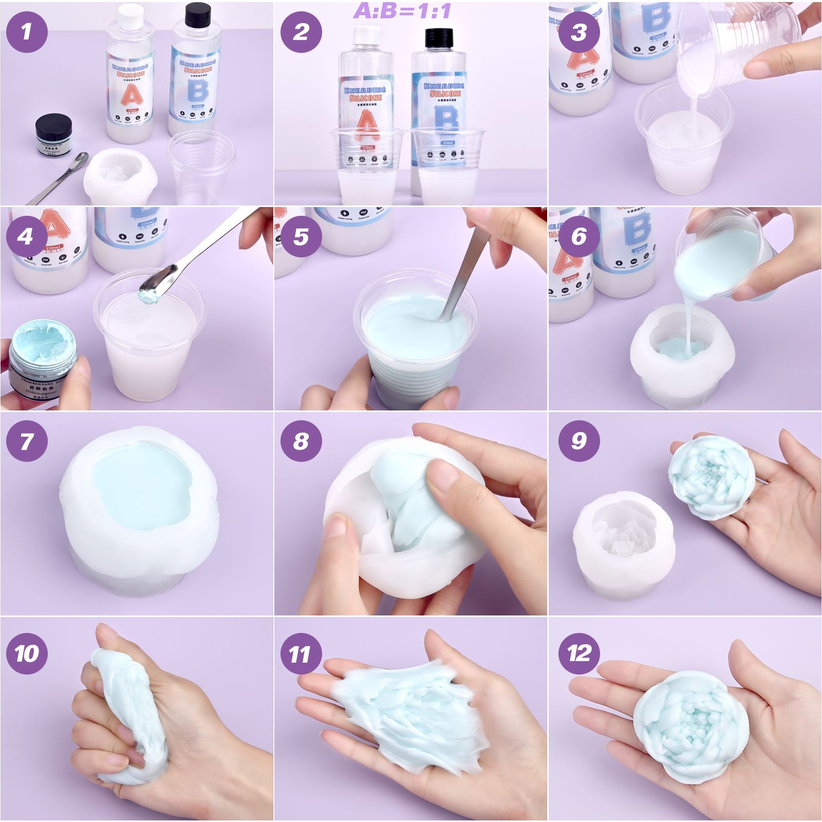 1:1 AB декомпрессионный силико – обзор и цена Soap Making Kit For Beginners